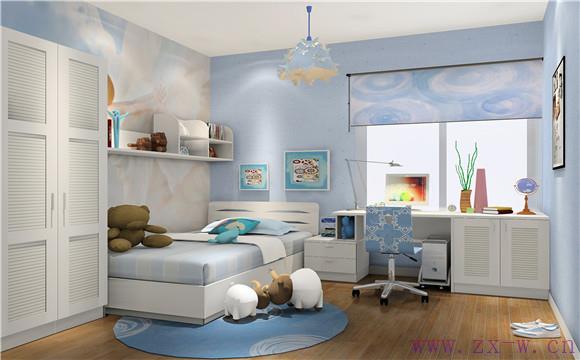 儿童房装修设计色彩的重要性 为孩子打造一片健康成长的蓝天