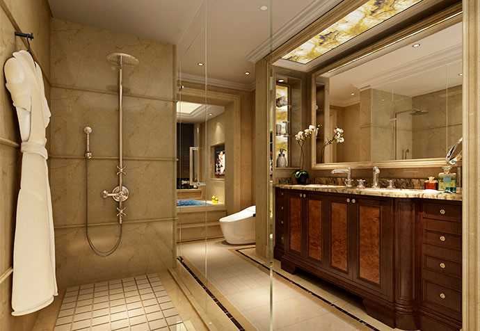中式风格的卫生间这样装，让卫生间变得精致美丽